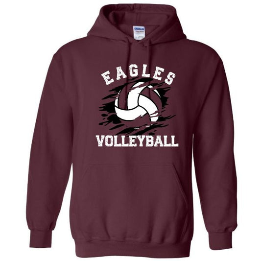 Eagle Fan Volleyball Hoodie