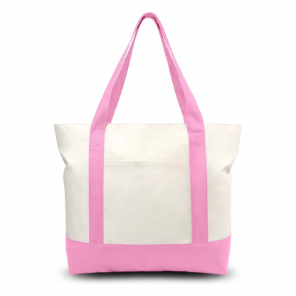 Personalized Mini Icon Tote Bag | Custom Embroidered Gift Tote, Everyday Essentials Bag, Small Boutique Tote