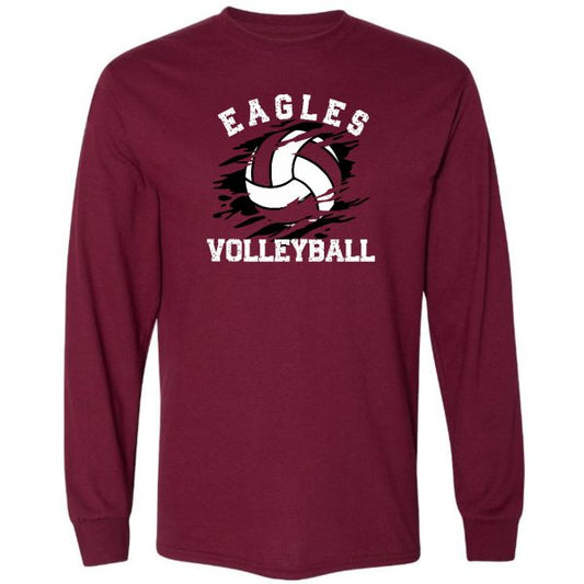 Eagle Fan Volleyball Long Sleeve T-Shirt